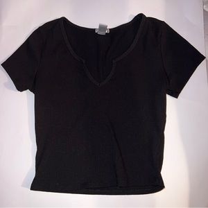 BOZZOLO Womens Cut Front Top